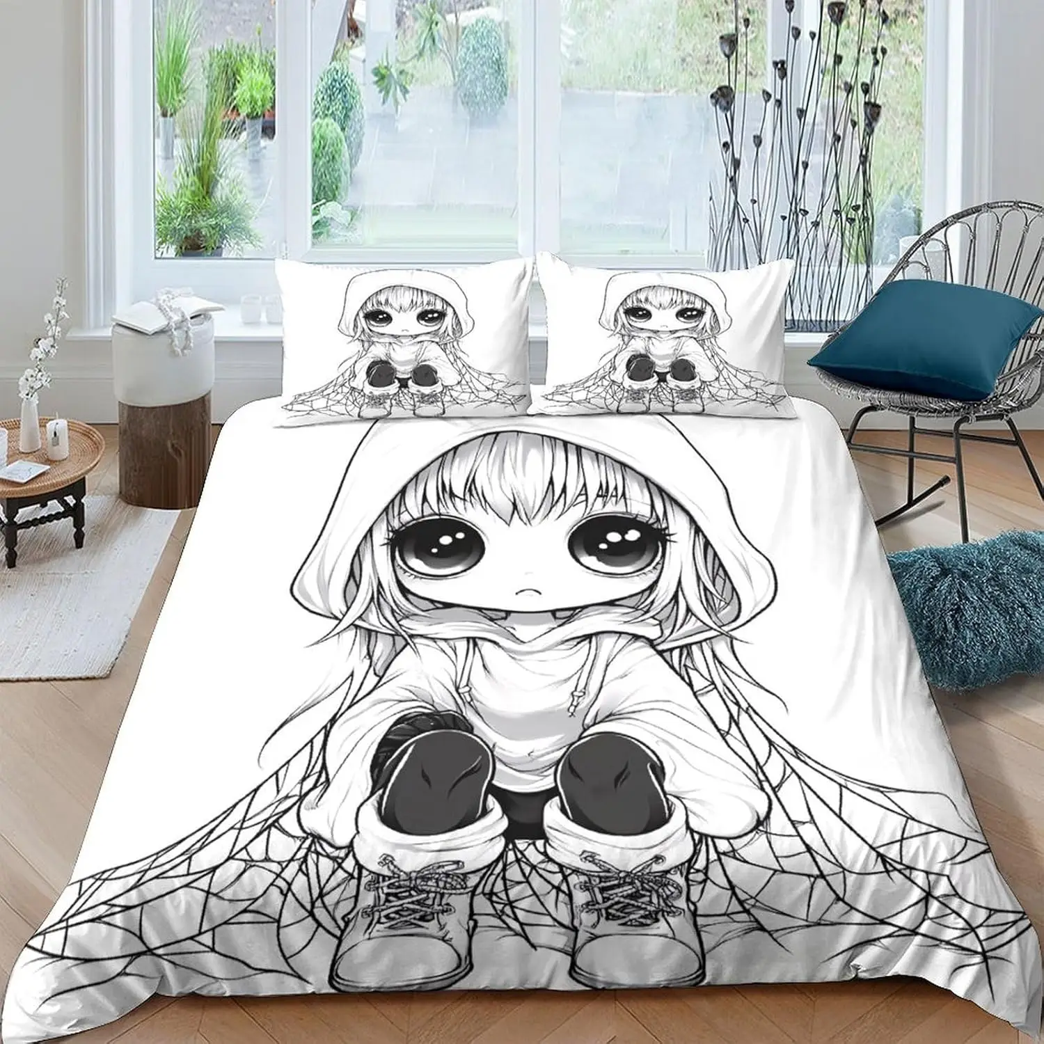 Anime Art Duvet Cover Set 140x200cm With 1 Pillowcase 3D Print Graphic Teen Bedroom Decor Student Bedding Set
Anime Art Duvet Cover Set 140x200cm With 1 Pillowcase 3D Print Graphic Teen Bedroom Decor Student Bedding Set