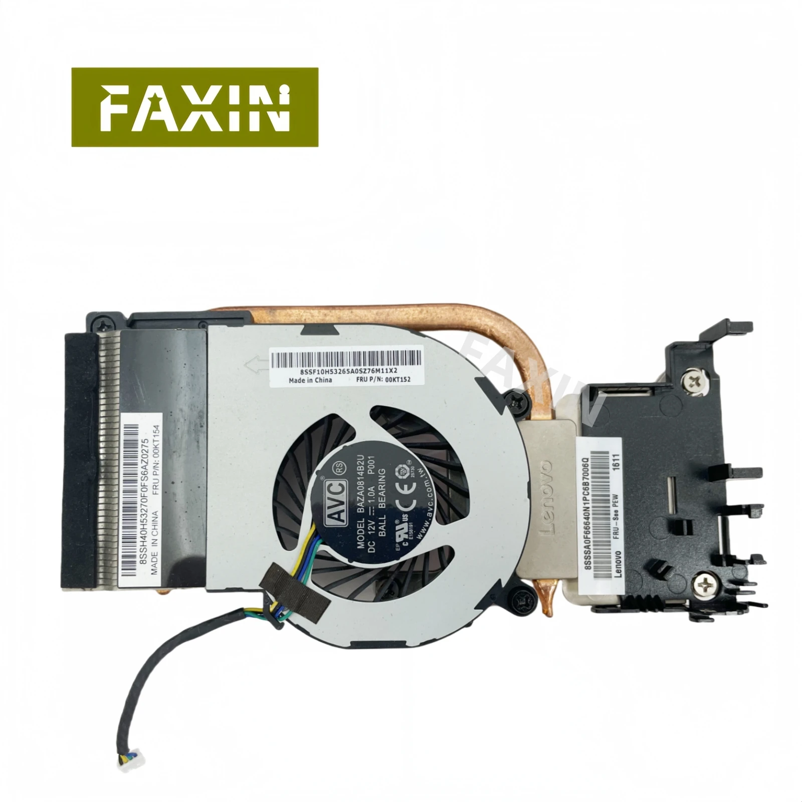 CPU Cooling Fan Heatsink for Lenovo M93P M700 M900 M6600q M715Q BAZA0814B2U 00KT154 00KT152 Original Disassembled used
CPU Cooling Fan Heatsink for Lenovo M93P M700 M900 M6600q M715Q BAZA0814B2U 00KT154 00KT152 Original Disassembled used
