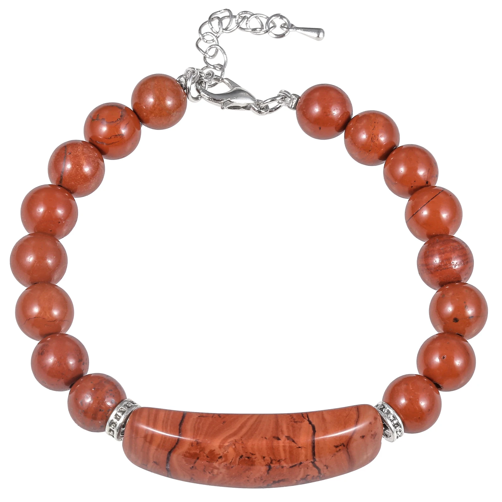 Healing Crystal Stone Beads Bracelet With Tube Stone Charm Adjustable Jewelry For Women Men
Healing Crystal Stone Beads Bracelet With Tube Stone Charm Adjustable Jewelry For Women Men