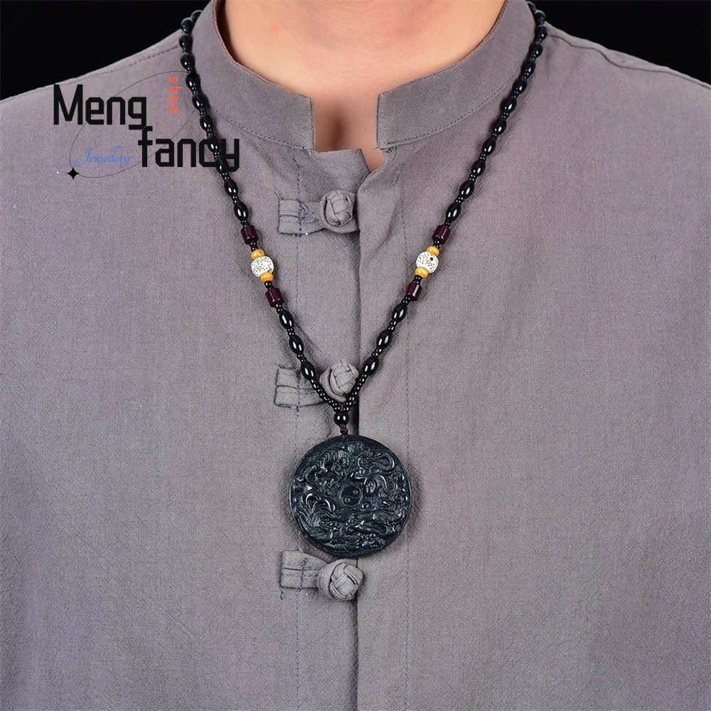 Exquisite Natural Hetian Jade Four Gods Beast Pendant Men's And Women's Necklace Gift Customized Pendants Popular
Exquisite Natural Hetian Jade Four Gods Beast Pendant Men's And Women's Necklace Gift Customized Pendants Popular