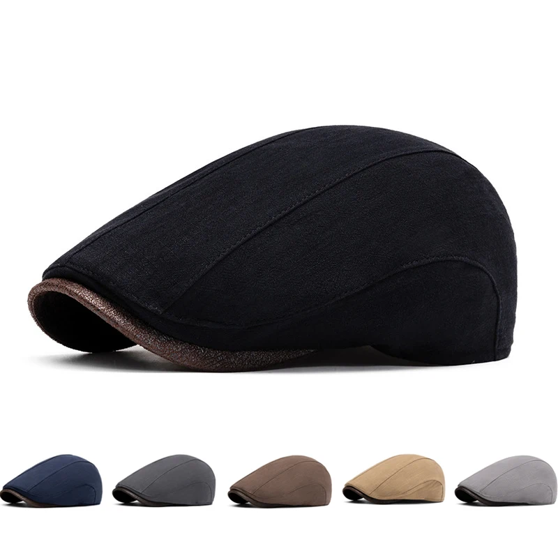 Classic Soft Cotton Newsboy Caps Men Women England Stylish Cabbie Hat Paperboy Retro Berets Hats Driver Boina Hombre Flat Cap
Classic Soft Cotton Newsboy Caps Men Women England Stylish Cabbie Hat Paperboy Retro Berets Hats Driver Boina Hombre Flat Cap
