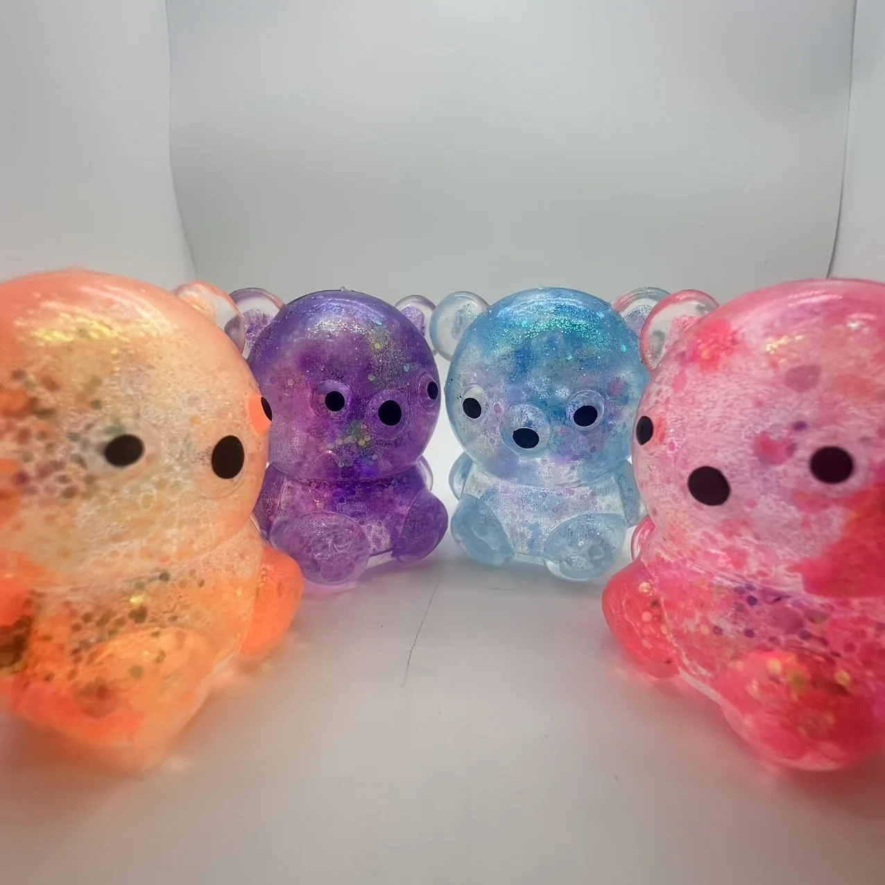 Animal Series - Colorful Bear Filled with Kneading Music, Slow Rebound Extrusion Toy, Squeezing Fun, Soft Texture And Slow Rebound. Suitable for Desk Toys, Personal Collections, Birthday Gifts, Holiday Gifts, Christmas Gifts (Random Colors)
Animal Series - Colorful Bear Filled with Kneading Music, Slow Rebound Extrusion Toy, Squeezing Fun, Soft Texture And Slow Rebound. Suitable for Desk Toys, Personal Collections, Birthday Gifts, Holiday Gifts, Christmas Gifts (Random Colors)