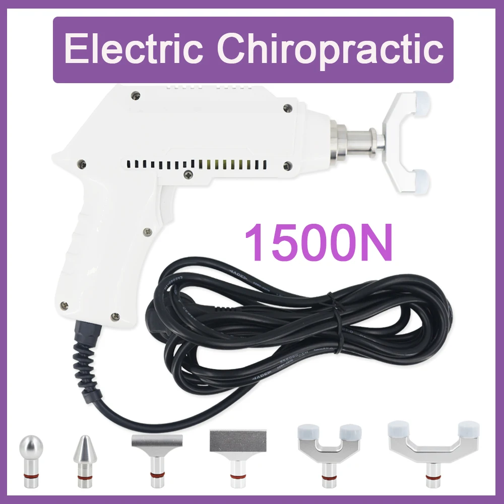 Professonal Electric Bone Correction Gun 6 Heads Intensity Adjustable Spine Chiropractic Equipment Powerful 1500N Massager
Professonal Electric Bone Correction Gun 6 Heads Intensity Adjustable Spine Chiropractic Equipment Powerful 1500N Massager