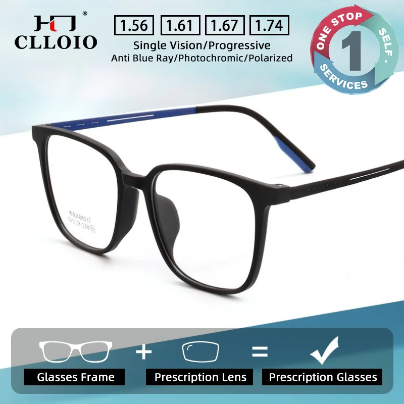 CLLOIO Trend Titanium Rubber Titanium Glasses Legs for Men Women TR90 Reading Glasses Anti Blue Light Progressive Glasses 72030
CLLOIO Trend Titanium Rubber Titanium Glasses Legs for Men Women TR90 Reading Glasses Anti Blue Light Progressive Glasses 72030