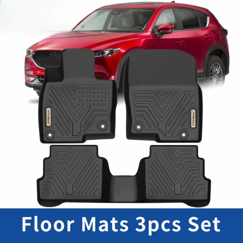 3Pcs 3D Floor Mats For 2017- 2025 Mazda CX-5 All Weather TPE Rubber Floor Liner
3Pcs 3D Floor Mats For 2017- 2025 Mazda CX-5 All Weather TPE Rubber Floor Liner