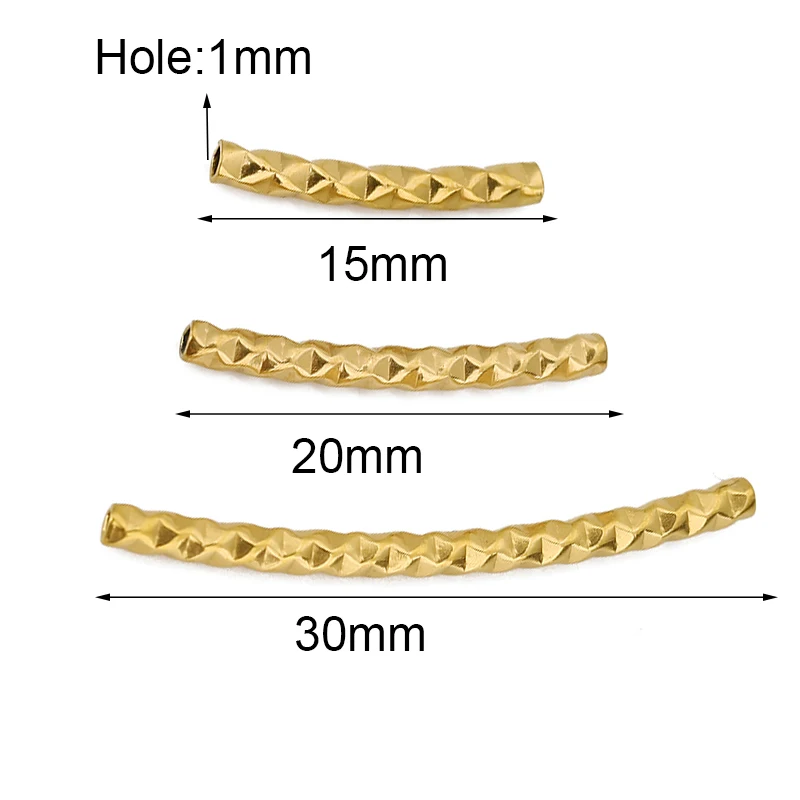 10 шт. 15, 20, 30 мм бусины-разделители для ожерелий, не тускнеющие, из нержавеющей стали с PVD-покрытием, изогнутые трубчатые бусины для изготовления ювелирных изделий и браслетов
10 шт. 15, 20, 30 мм бусины-разделители для ожерелий, не тускнеющие, из нержавеющей стали с PVD-покрытием, изогнутые трубчатые бусины для изготовления ювелирных изделий и браслетов