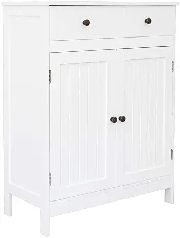 Bathroom Floor Cabinet, Wooden Bathroom Cabinet with Drawer & ,Free Standing Organizer Cabinet Room Kitchen Study Entryw
Bathroom Floor Cabinet, Wooden Bathroom Cabinet with Drawer & ,Free Standing Organizer Cabinet Room Kitchen Study Entryw
