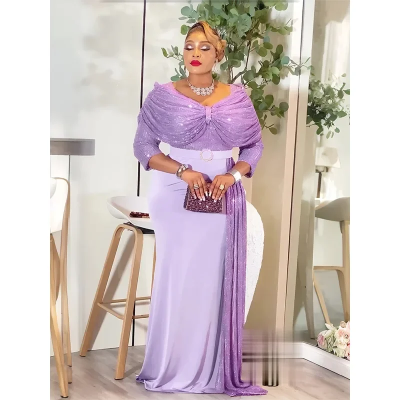 Party Evening Dresses For Women African Luxury Sequin Gown Elegant Dubai Turkey Wedding Prom Long Dress Ladies Clothing Kaftans
Party Evening Dresses For Women African Luxury Sequin Gown Elegant Dubai Turkey Wedding Prom Long Dress Ladies Clothing Kaftans