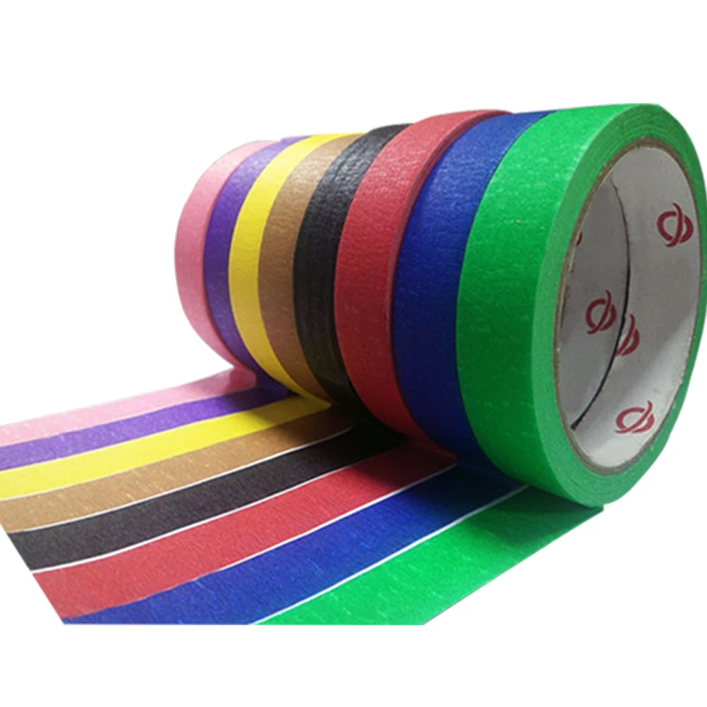 6pcs Colorful Masking Decorative Adhesive Paper Tape For Wall Floor Stage Decoration Removable No Residue Strong Sticky Wrinkle
6pcs Colorful Masking Decorative Adhesive Paper Tape For Wall Floor Stage Decoration Removable No Residue Strong Sticky Wrinkle