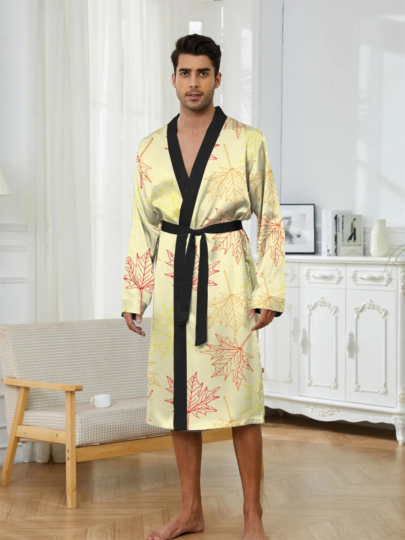1pcs Men's Robes 2026 Spring/Summer Sleepwear 3D Printed Sleepwear Shower robe Graphic Bathrobe Breathable Robe man
1pcs Men's Robes 2026 Spring/Summer Sleepwear 3D Printed Sleepwear Shower robe Graphic Bathrobe Breathable Robe man