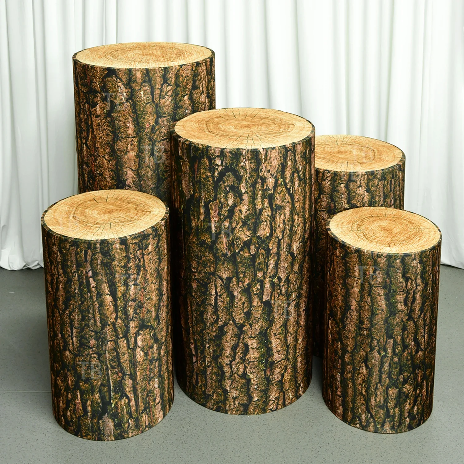 Wooden Forest Theme Party Cylindrical Cover Elastic Dessert Cake Table Cover for Baby Shower Kids Birthday Wedding Event Decor
Wooden Forest Theme Party Cylindrical Cover Elastic Dessert Cake Table Cover for Baby Shower Kids Birthday Wedding Event Decor