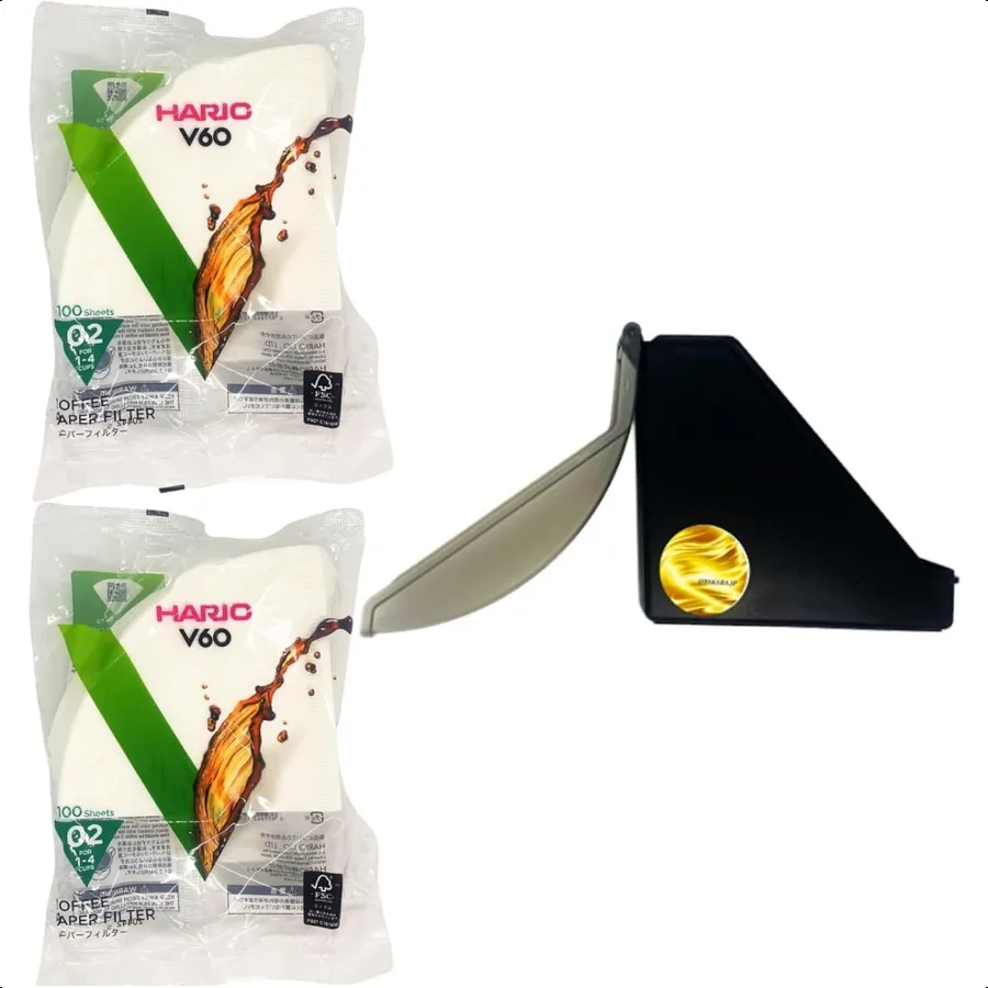 Halio V60 Paper Coffee Filters Pour Cone Filter Size 02 White 100 Filters 2 Packs Original Coffee Filter Case VCF02100W
Halio V60 Paper Coffee Filters Pour Cone Filter Size 02 White 100 Filters 2 Packs Original Coffee Filter Case VCF02100W