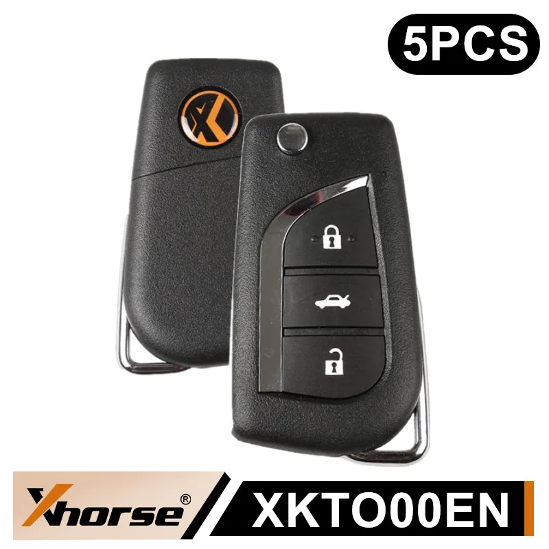 5PCS XHORSE XKTO00EN X008 for Toyota Universal Remote Key XKTO00EN 3 Buttons for VVDI Mini Key Tool
5PCS XHORSE XKTO00EN X008 for Toyota Universal Remote Key XKTO00EN 3 Buttons for VVDI Mini Key Tool