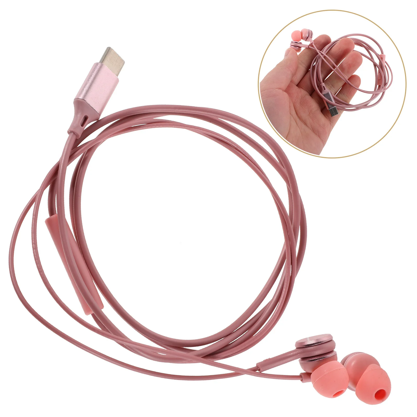 1 Pair Noise Cancelling Earbuds Type C Wired Headphones For Phone Music Gaming Travel Portable Clear Sound Stereo Bass Earphones
1 Pair Noise Cancelling Earbuds Type C Wired Headphones For Phone Music Gaming Travel Portable Clear Sound Stereo Bass Earphones