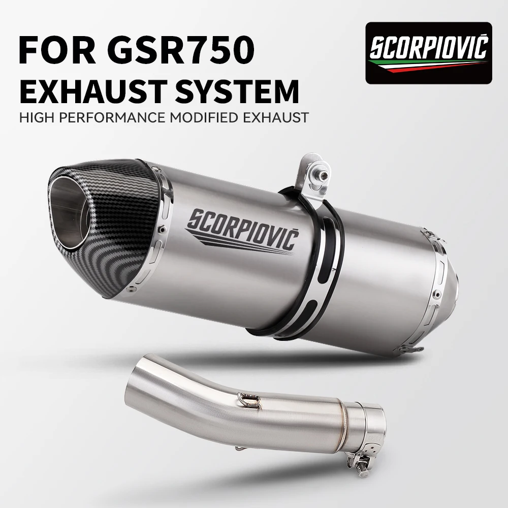 For GSX-S 750 BK750 GSR750 GSXS750 GSX S750 Motorcycle Exhaust Escape Modified Mid Link Pipe Slip on 51MM Muffler
For GSX-S 750 BK750 GSR750 GSXS750 GSX S750 Motorcycle Exhaust Escape Modified Mid Link Pipe Slip on 51MM Muffler