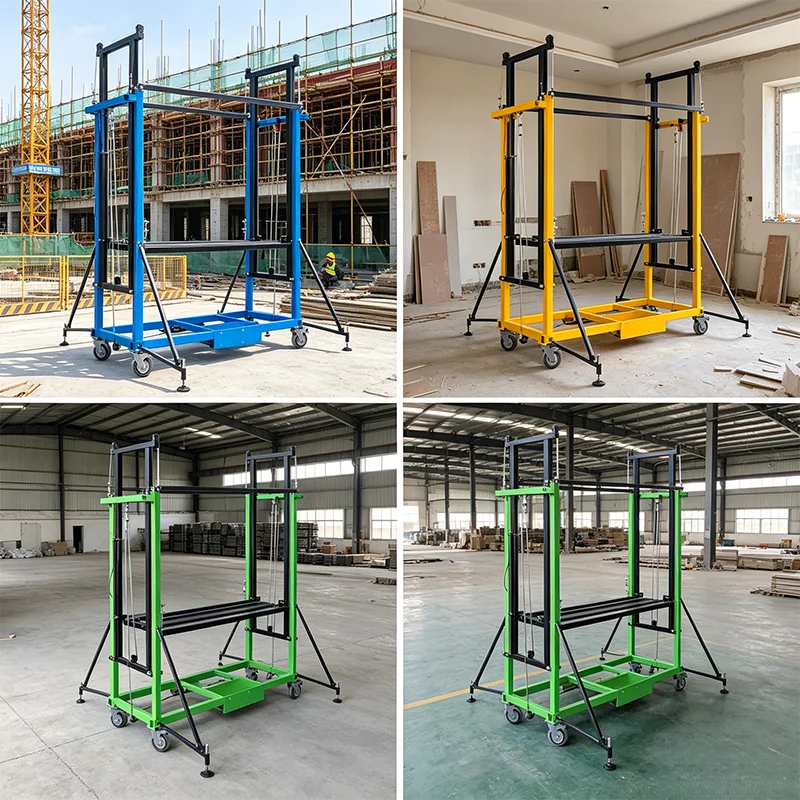 Electric Scaffolding Lift Mobile Platform Loading and Unloading Construction Site Folding Scaffolding
Electric Scaffolding Lift Mobile Platform Loading and Unloading Construction Site Folding Scaffolding