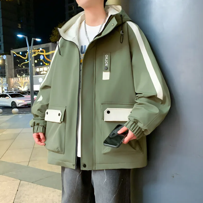 Top-Selling 2025 Men's Casual Hooded Jackets Stylish Spring/Autumn Youth Street Windbreaker Outerwear Loose Cargo Coats Clothing
Top-Selling 2025 Men's Casual Hooded Jackets Stylish Spring/Autumn Youth Street Windbreaker Outerwear Loose Cargo Coats Clothing