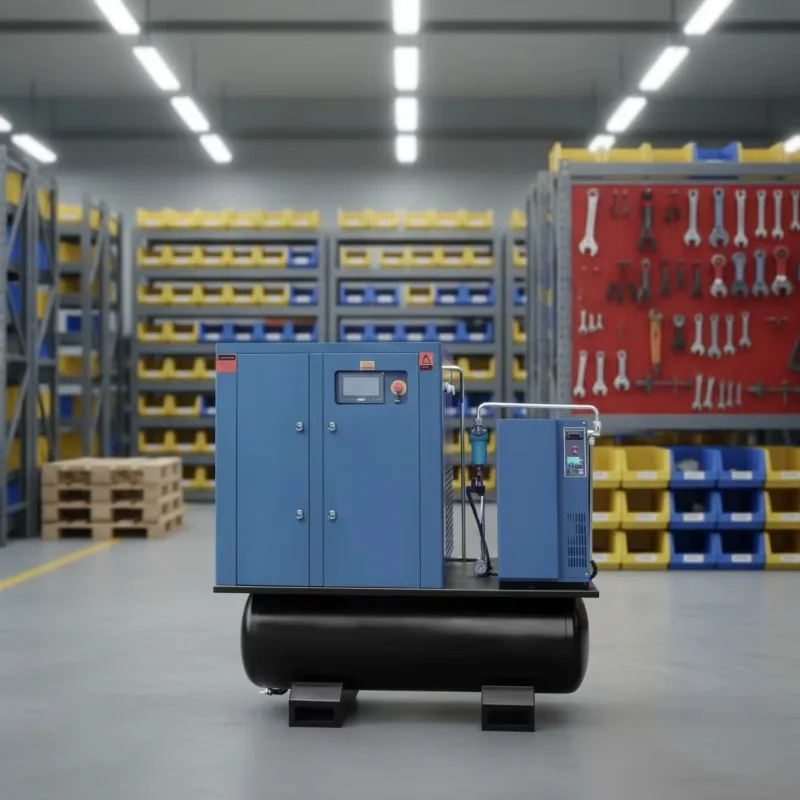 10-30HP 7.5-22KW Industrial Rotary Screw Air Compressor All in One 300-500L Tank Dryer Motor Compresor Aire
10-30HP 7.5-22KW Industrial Rotary Screw Air Compressor All in One 300-500L Tank Dryer Motor Compresor Aire