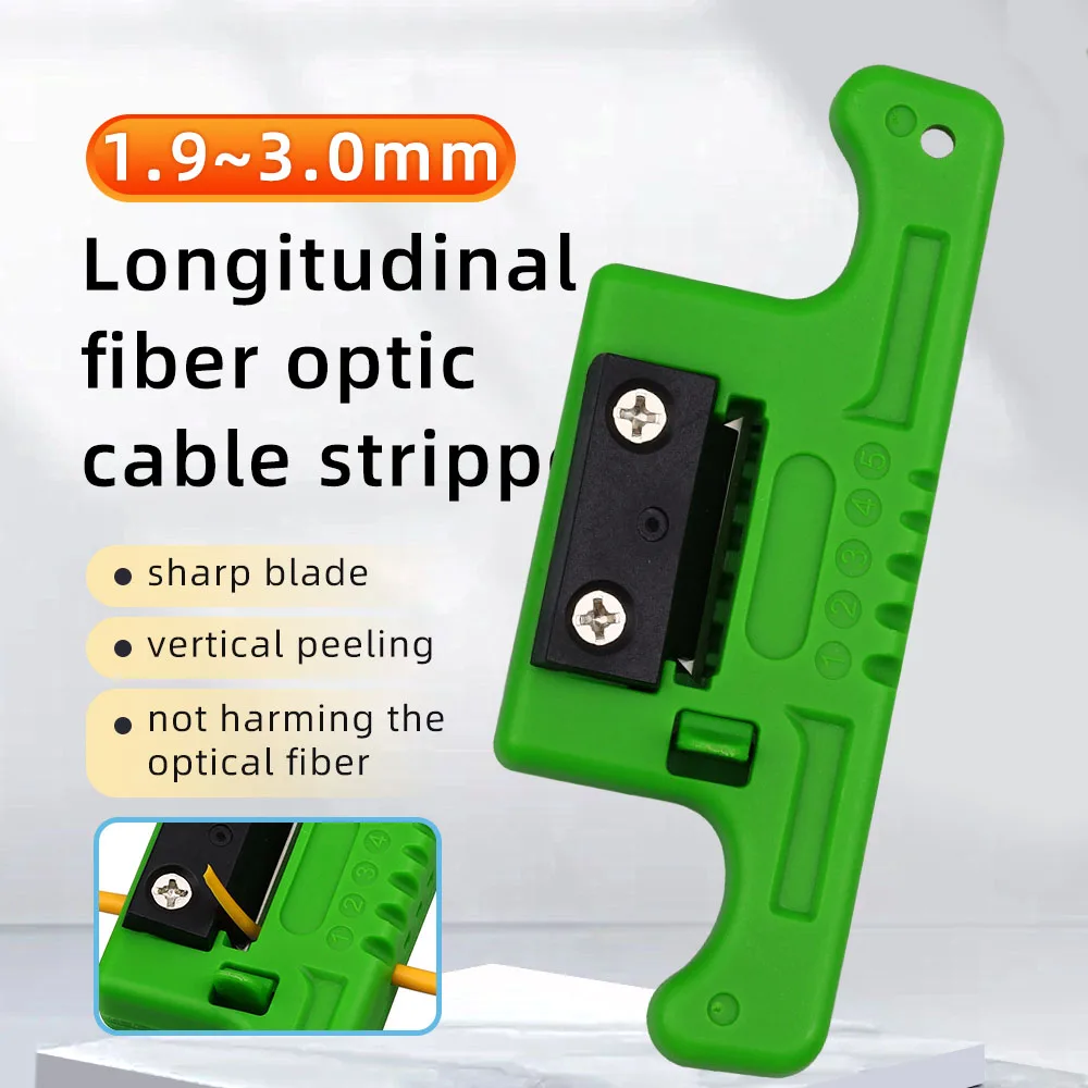 FTTH Optical Fiber Stripper 1.9-3.0mm MAST-5 Access Tool MSAT-5 Loose Buffer Tube Stripper A-05 Longitudinal Cable Stripping
FTTH Optical Fiber Stripper 1.9-3.0mm MAST-5 Access Tool MSAT-5 Loose Buffer Tube Stripper A-05 Longitudinal Cable Stripping