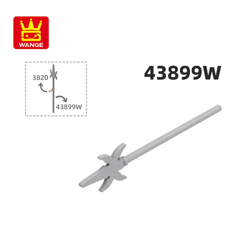 Wange 43899W 100g/117PCS Spear Building Block Moc Color Weapon Accessories Compatible with Brick DIY Children's Toy Gift Box
Wange 43899W 100g/117PCS Spear Building Block Moc Color Weapon Accessories Compatible with Brick DIY Children's Toy Gift Box