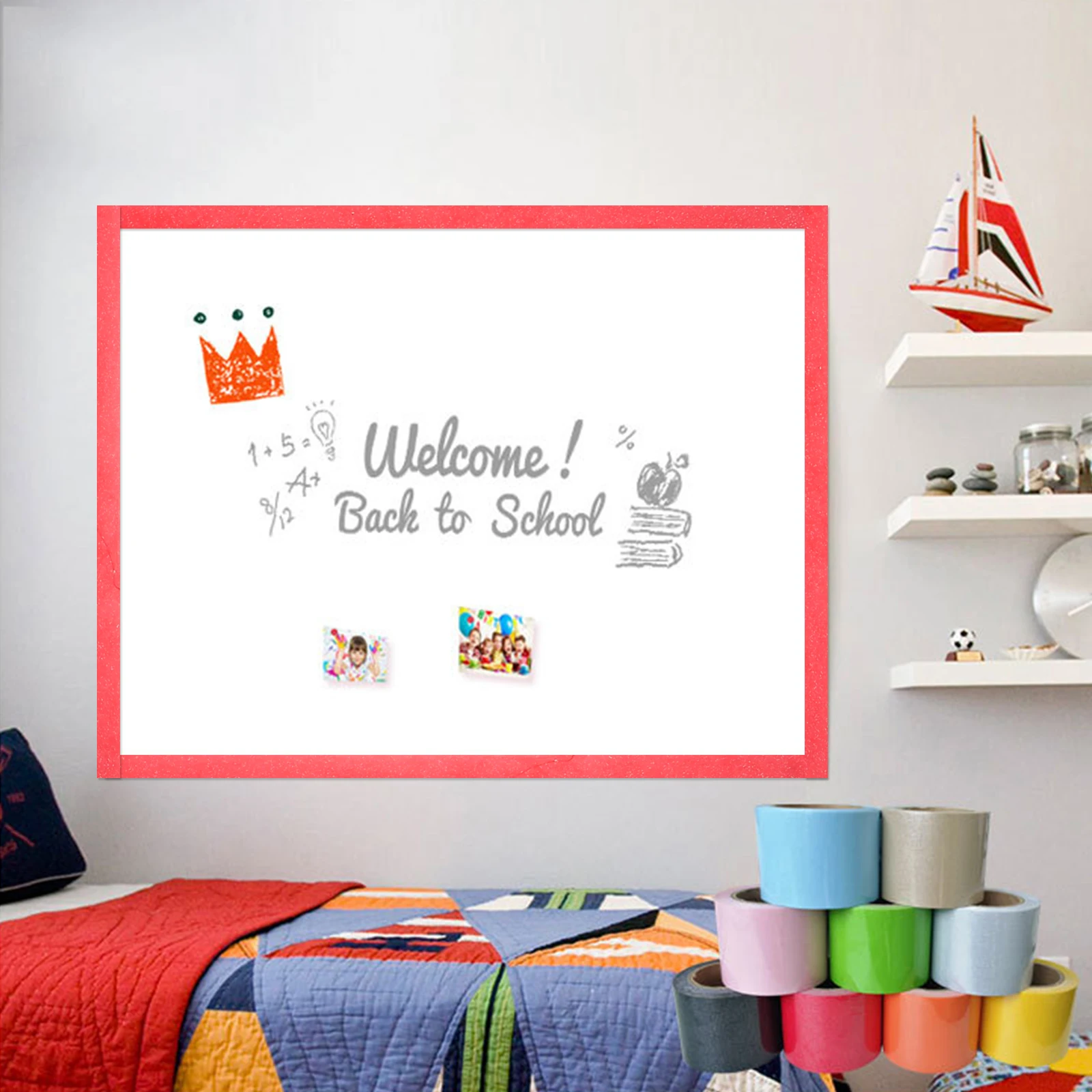2 Rolls PVC Self-Adhesive Transparent Anti-Collision Glass Waistline Stickers Whiteboard Border Decorative Classroom for School
2 Rolls PVC Self-Adhesive Transparent Anti-Collision Glass Waistline Stickers Whiteboard Border Decorative Classroom for School