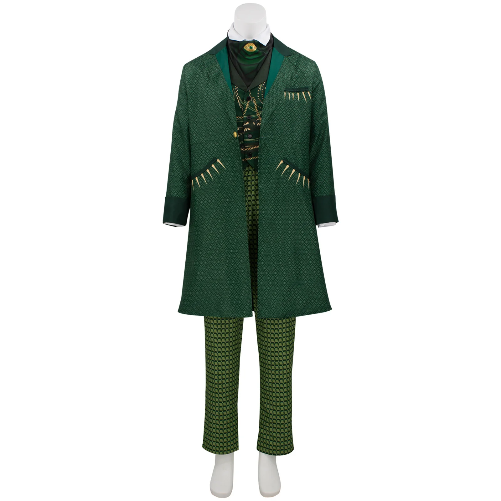Wicked Cosplay Costume Wizard Green Suit Men Roleplay Costume Halloween Carnival Party Outfits Men Suit Uniform
Wicked Cosplay Costume Wizard Green Suit Men Roleplay Costume Halloween Carnival Party Outfits Men Suit Uniform