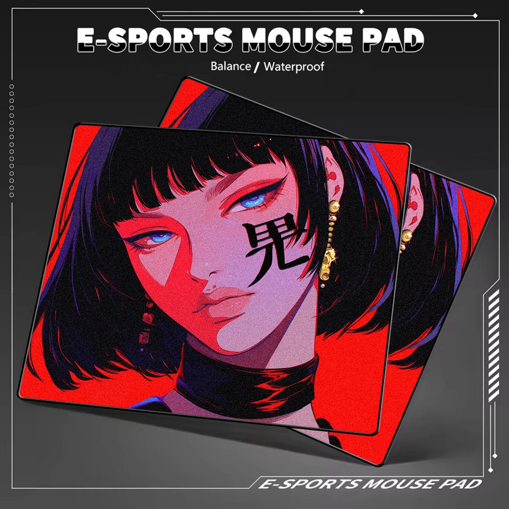 Cyberpunk-style Anime Mouse Pad Game Professional Ultrafine Surface Non-Slip E-Sports Mousepad 45*40cm Balance Rubber Mouse Mat
Cyberpunk-style Anime Mouse Pad Game Professional Ultrafine Surface Non-Slip E-Sports Mousepad 45*40cm Balance Rubber Mouse Mat