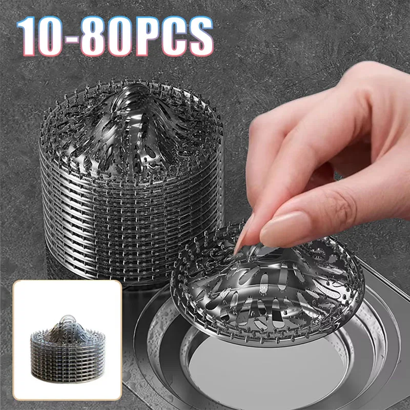10-80PCS Disposable Hair Catcher Drain Mesh Sticker for Bathroom Sink Shower Floor Drain Anti Block Filter for Sink Insect Proof
10-80PCS Disposable Hair Catcher Drain Mesh Sticker for Bathroom Sink Shower Floor Drain Anti Block Filter for Sink Insect Proof