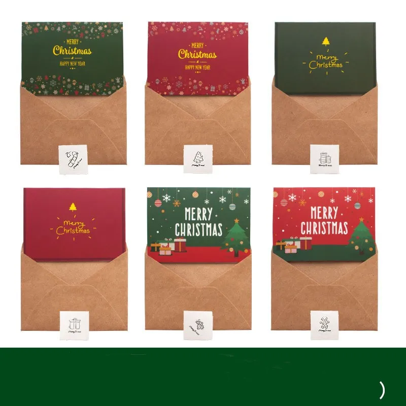 1/6pcs New Merry Christmas Greeting Cards with Envelopes And Stickers Festive Designs Happy Holiday Cards Assortment
1/6pcs New Merry Christmas Greeting Cards with Envelopes And Stickers Festive Designs Happy Holiday Cards Assortment
