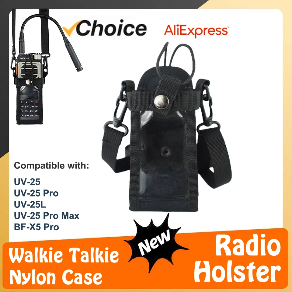 Baofeng UV-25M Tactical Walkie Talkie Holder Radios Case For BF-X5 Pro Nylon Bag For UV25 Ham Radio Case Walkie Talkie Accessory
Baofeng UV-25M Tactical Walkie Talkie Holder Radios Case For BF-X5 Pro Nylon Bag For UV25 Ham Radio Case Walkie Talkie Accessory