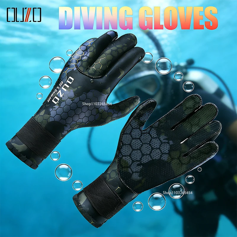 3mm Neoprene Diving Gloves Warm Thermal Waterproof Wear Resistant Fishing Gloves for Snorkeling Surfing Rafting Water Sports
3mm Neoprene Diving Gloves Warm Thermal Waterproof Wear Resistant Fishing Gloves for Snorkeling Surfing Rafting Water Sports