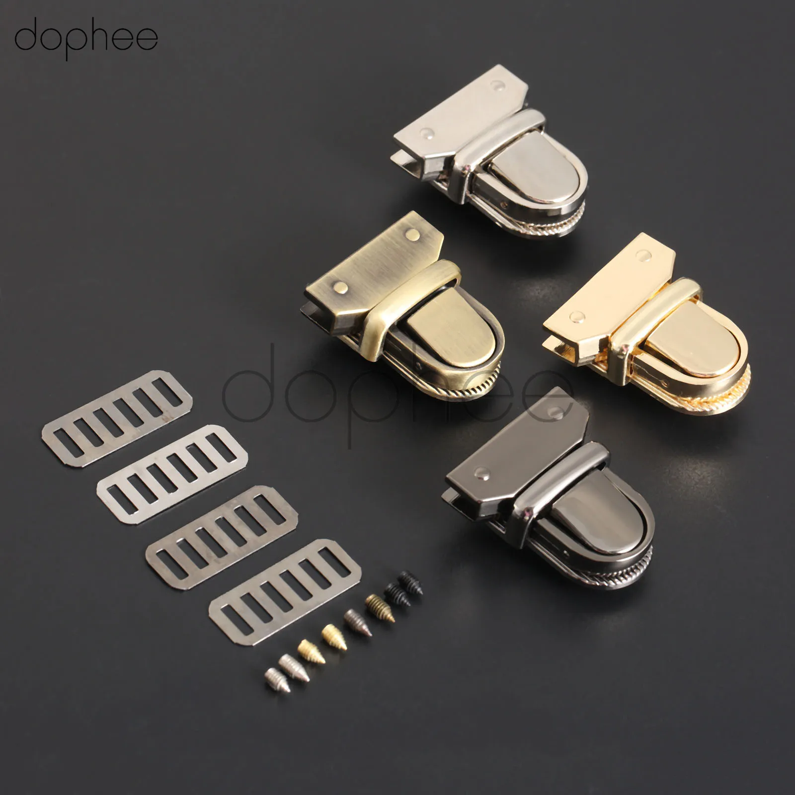 dophee 1 sets 33*29mm Bag Clasp Locks Duck-Tongue Lock Twist Turn Lock For Luggage Handbag Purse Leather Bags Clothing
dophee 1 sets 33*29mm Bag Clasp Locks Duck-Tongue Lock Twist Turn Lock For Luggage Handbag Purse Leather Bags Clothing