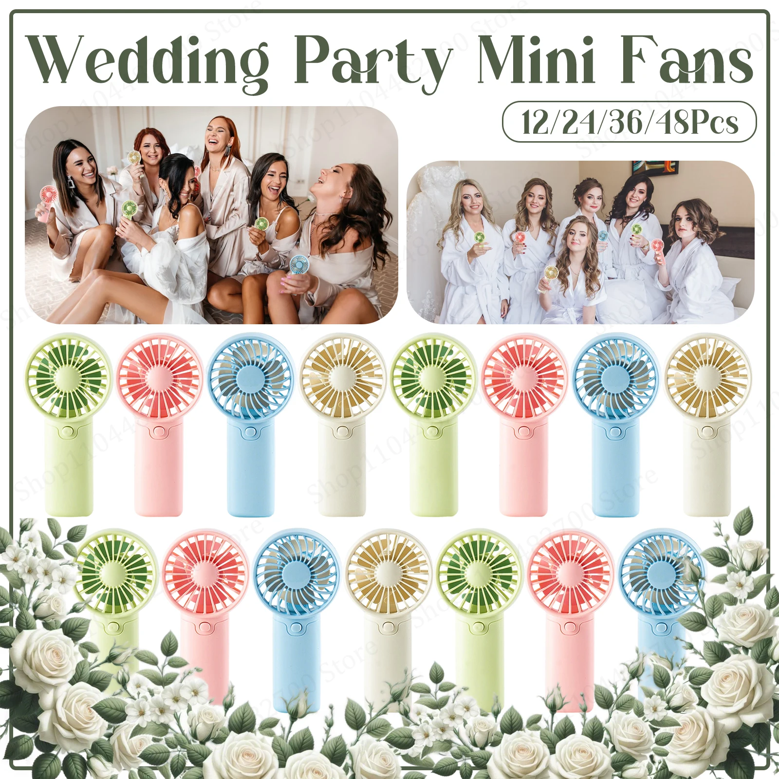 12/24/36/48Pcs Wedding Mini Fans Handheld Fans Battery Operated Fans Summer Resort Artifact Wedding Party Gifts for Guests
12/24/36/48Pcs Wedding Mini Fans Handheld Fans Battery Operated Fans Summer Resort Artifact Wedding Party Gifts for Guests