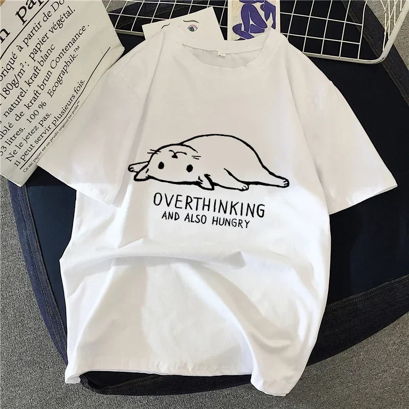 Милая рок-кошка, тренд 90-х, женская повседневная футболка с графическим рисунком, одежда, летний топ, модные футболки с короткими рукавами и принтом, женская одежда
Милая рок-кошка, тренд 90-х, женская повседневная футболка с графическим рисунком, одежда, летний топ, модные футболки с короткими рукавами и принтом, женская одежда 