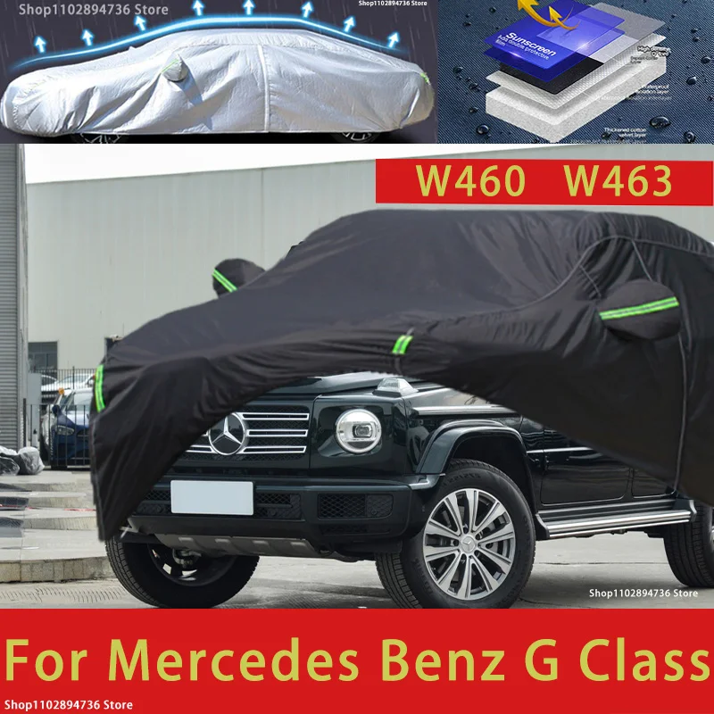For Mercedes benz G Class W460 W463 Car Covers Snow Cover Sunshade Waterproof Dustproof Exterior black car cover
For Mercedes benz G Class W460 W463 Car Covers Snow Cover Sunshade Waterproof Dustproof Exterior black car cover