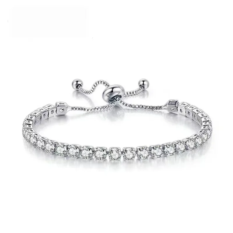 Adjustable Colorful Birthstone Tennis Bracelets for Women 4MM Crystal Bangle Girls Hand Chain Trend Jewelry Accessories
Adjustable Colorful Birthstone Tennis Bracelets for Women 4MM Crystal Bangle Girls Hand Chain Trend Jewelry Accessories