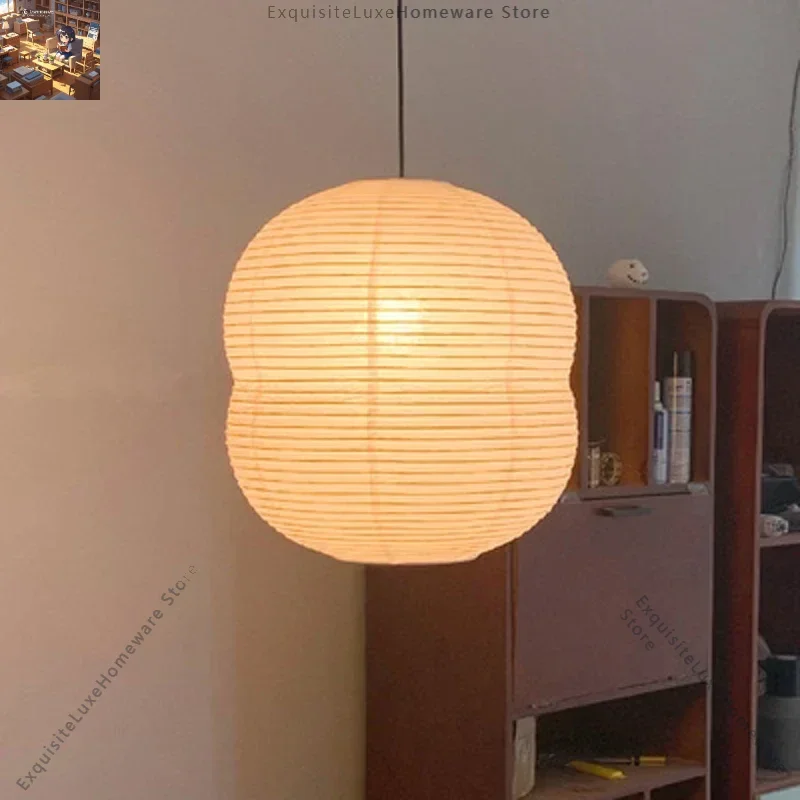 Japanese Homestay House Paper Pendant Lights Villa Chandelier Hanging Lamps Bedroom Dining Room Art White Lampshade
Japanese Homestay House Paper Pendant Lights Villa Chandelier Hanging Lamps Bedroom Dining Room Art White Lampshade