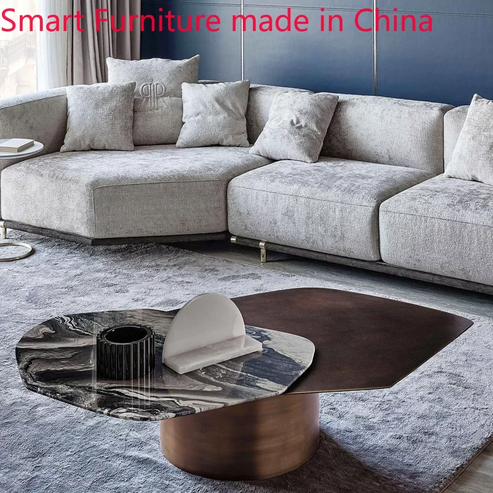 Italian light extravagant landscape painting natural marble special-shaped coffee table high-grade living room tea table
Italian light extravagant landscape painting natural marble special-shaped coffee table high-grade living room tea table