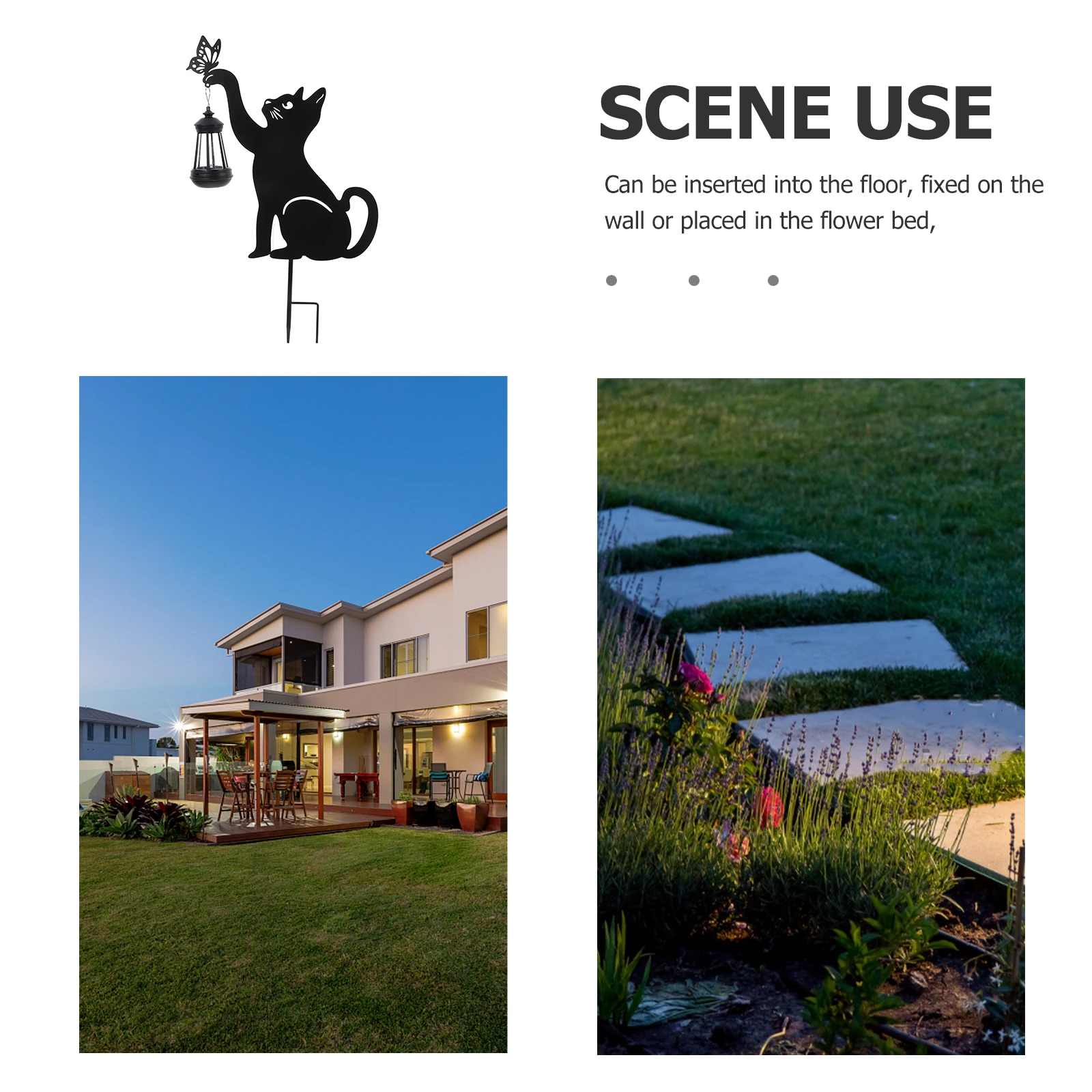 Solar Cat Stake Lights Outdoor Garden Courtyard Black Wood Pile Landscape Walkway Decoration LED Solar Light Yards Pathway Villa 
Solar Cat Stake Lights Outdoor Garden Courtyard Black Wood Pile Landscape Walkway Decoration LED Solar Light Yards Pathway Villa