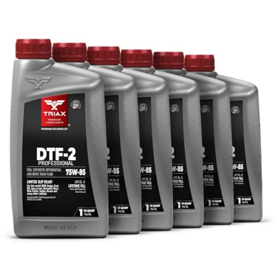 DTF-2 Professional 75W-85 GL-5 Full Synthetic Differential and Drivetrain Fluid Limited Slip Ready Compatible with BMW Dodge G
DTF-2 Professional 75W-85 GL-5 Full Synthetic Differential and Drivetrain Fluid Limited Slip Ready Compatible with BMW Dodge G