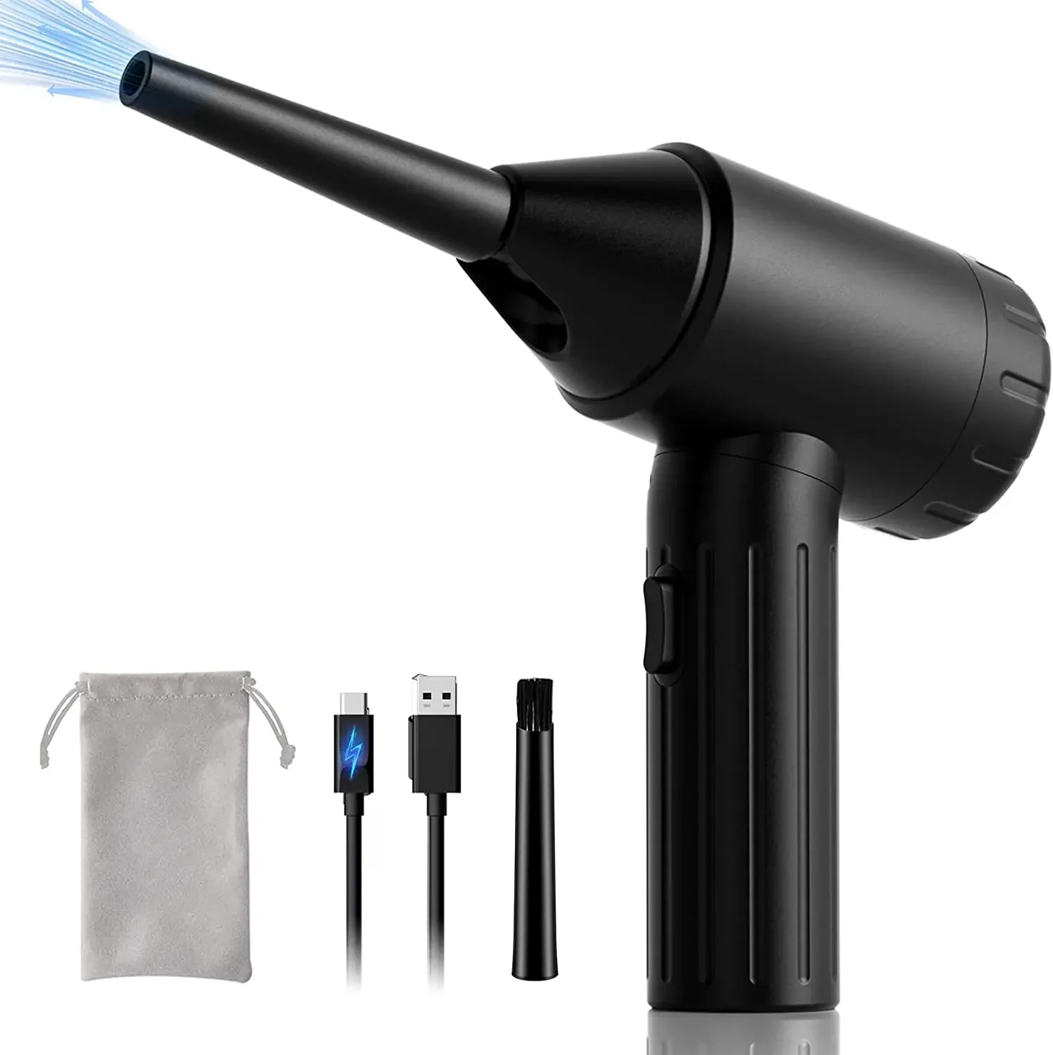 New 90000RPM Foldable Air Duster Cordless Air Blower Duster Powerful Electric Air Dust for Outdoor Keyboard Office Home Cleaner
New 90000RPM Foldable Air Duster Cordless Air Blower Duster Powerful Electric Air Dust for Outdoor Keyboard Office Home Cleaner