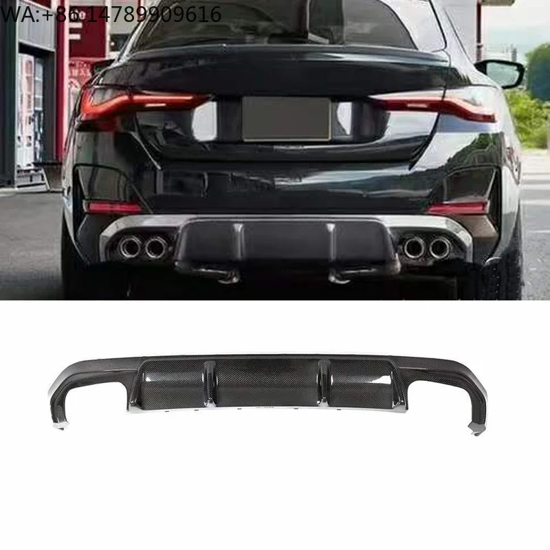 New G26 3D Style 425i 430i Carbon Fiber Rear Lip Diffuser Exhaust for 4 Series Gran Coupe 2021-2024 3k Twill Weave Screw-On
New G26 3D Style 425i 430i Carbon Fiber Rear Lip Diffuser Exhaust for 4 Series Gran Coupe 2021-2024 3k Twill Weave Screw-On
