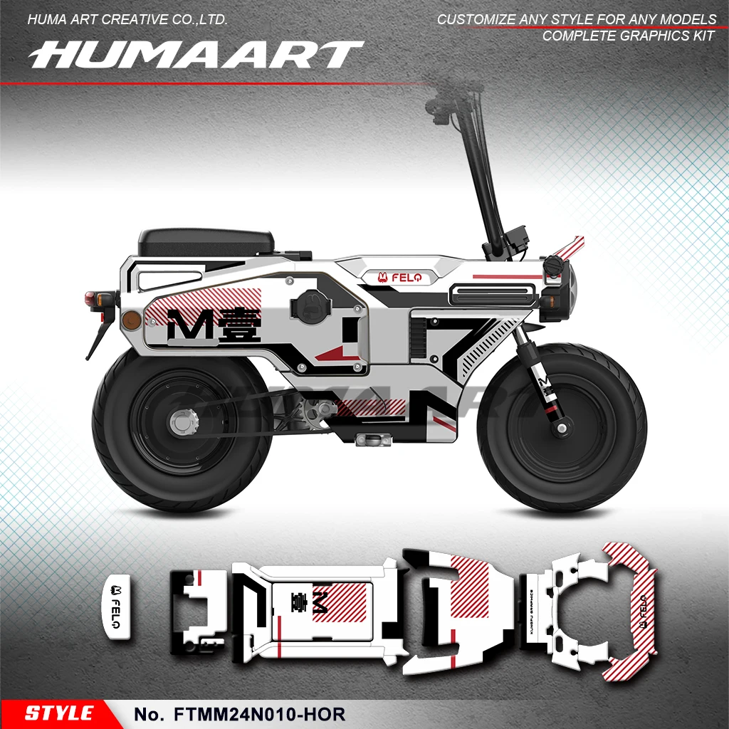 JY RACING Sticker Kit Motorcycle Decals Graphic Design for FELO M1 M1-NX MM FELOTOO, Decorative, FTMM24N010-HOR
JY RACING Sticker Kit Motorcycle Decals Graphic Design for FELO M1 M1-NX MM FELOTOO, Decorative, FTMM24N010-HOR