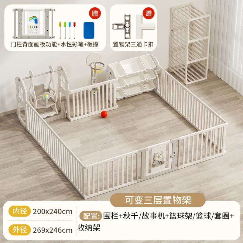 Baby Playpen Kids Safety Fence Indoor Play Yard with Crawling Mat Toddler Activity Center Home Living Room Protective Barrier
Baby Playpen Kids Safety Fence Indoor Play Yard with Crawling Mat Toddler Activity Center Home Living Room Protective Barrier