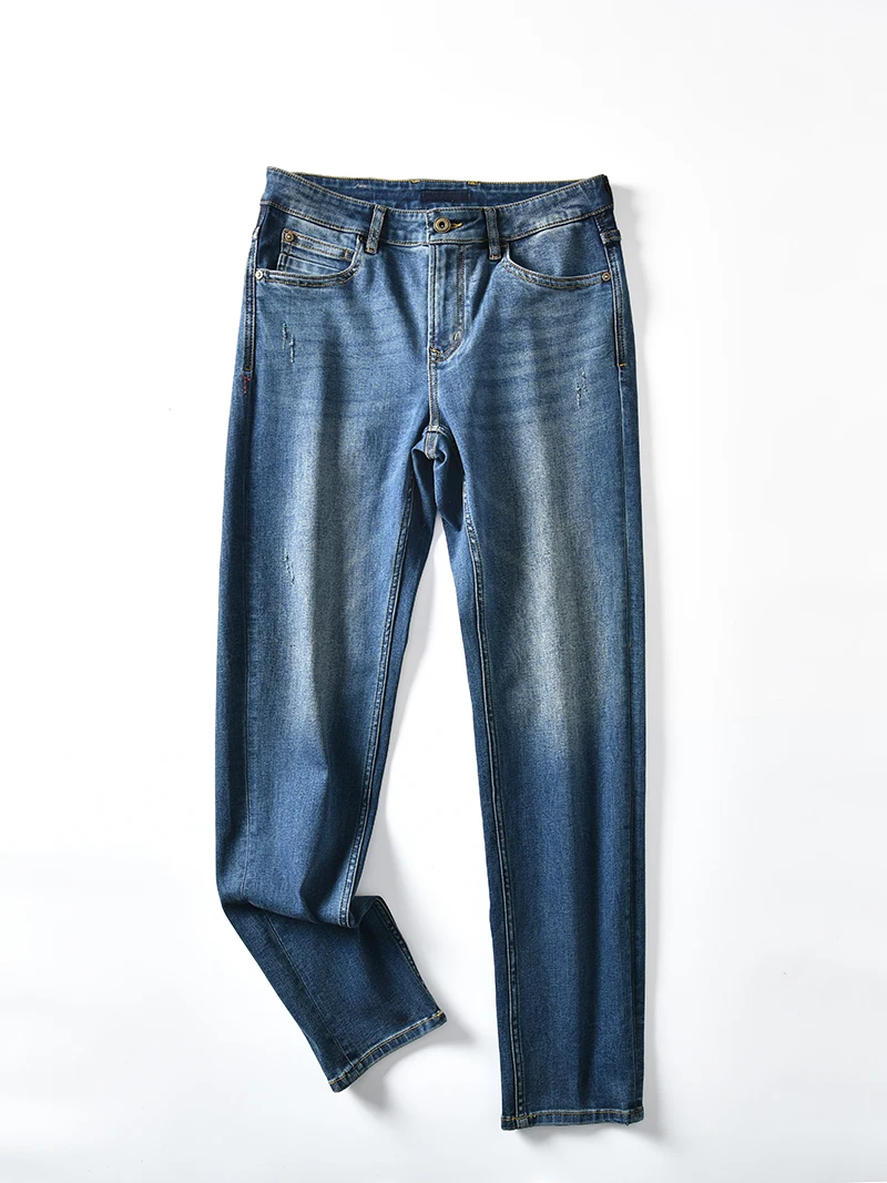 Recommended Indigo Washed Men's Fashionable Straight Leg Casual Jeans Elastic Cotton Denim mid Waist Zipper Modern Style
Recommended Indigo Washed Men's Fashionable Straight Leg Casual Jeans Elastic Cotton Denim mid Waist Zipper Modern Style