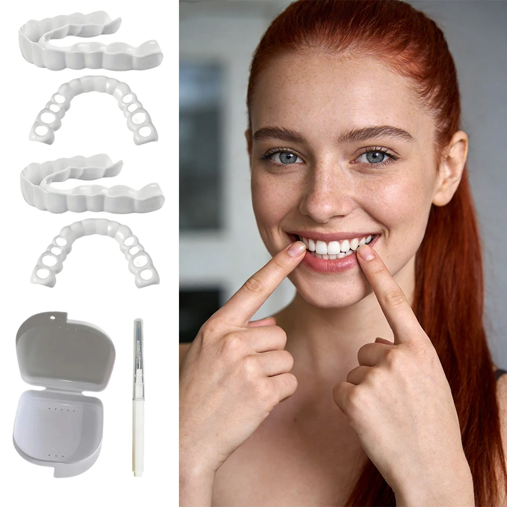 New Sibling's Day Gift Teeth Veneers Reusable Instant Smile Whitening Sweet for Brothers Sisters H2931
New Sibling's Day Gift Teeth Veneers Reusable Instant Smile Whitening Sweet for Brothers Sisters H2931