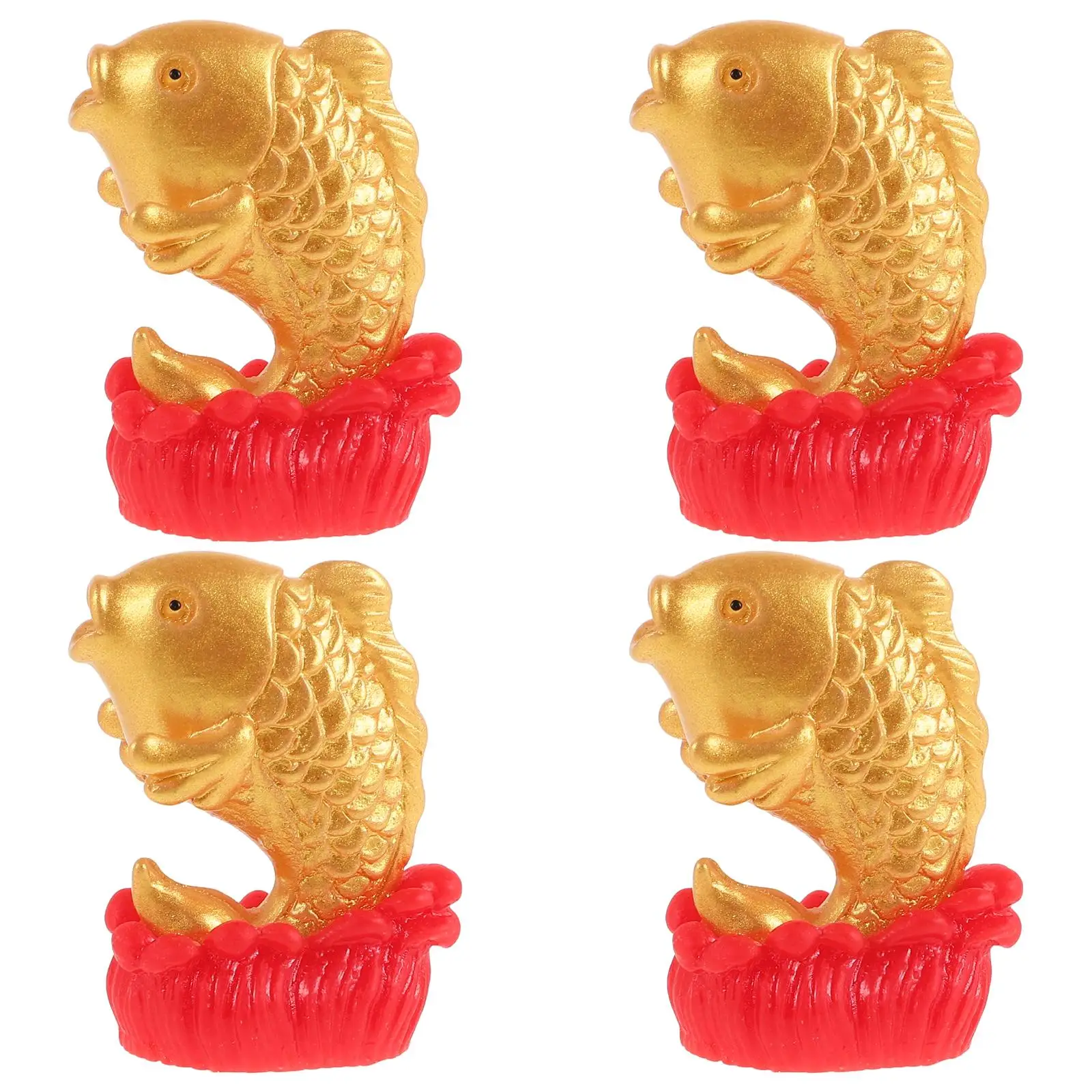 4 Pcs Prosperity Wealth Decor Red Festive Mini Figurines Resin Craft Desk Shelf New Year Accessories
4 Pcs Prosperity Wealth Decor Red Festive Mini Figurines Resin Craft Desk Shelf New Year Accessories