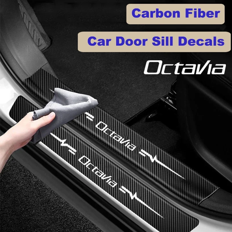 Carbon Fiber Stickers for Skoda OCTAVIA Badge Car Accessories Door Sill Threshold Decals Trunk Bumper Pedal Guards Protect Film
Carbon Fiber Stickers for Skoda OCTAVIA Badge Car Accessories Door Sill Threshold Decals Trunk Bumper Pedal Guards Protect Film