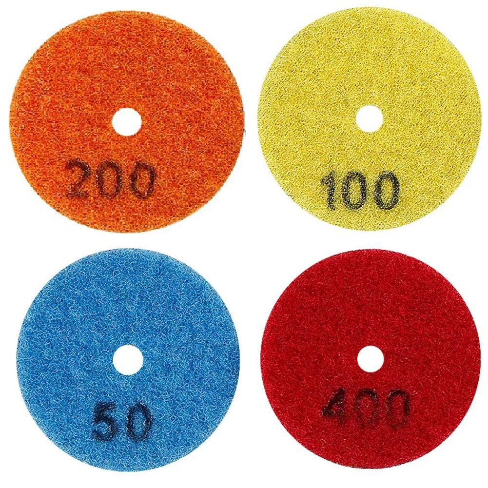 4pcs 50mm Wet Dry Polishing Pad Polishing Sanding Disc For Marble, Granite, Quartzite, Glass, Stone Power Tool Accessories
4pcs 50mm Wet Dry Polishing Pad Polishing Sanding Disc For Marble, Granite, Quartzite, Glass, Stone Power Tool Accessories