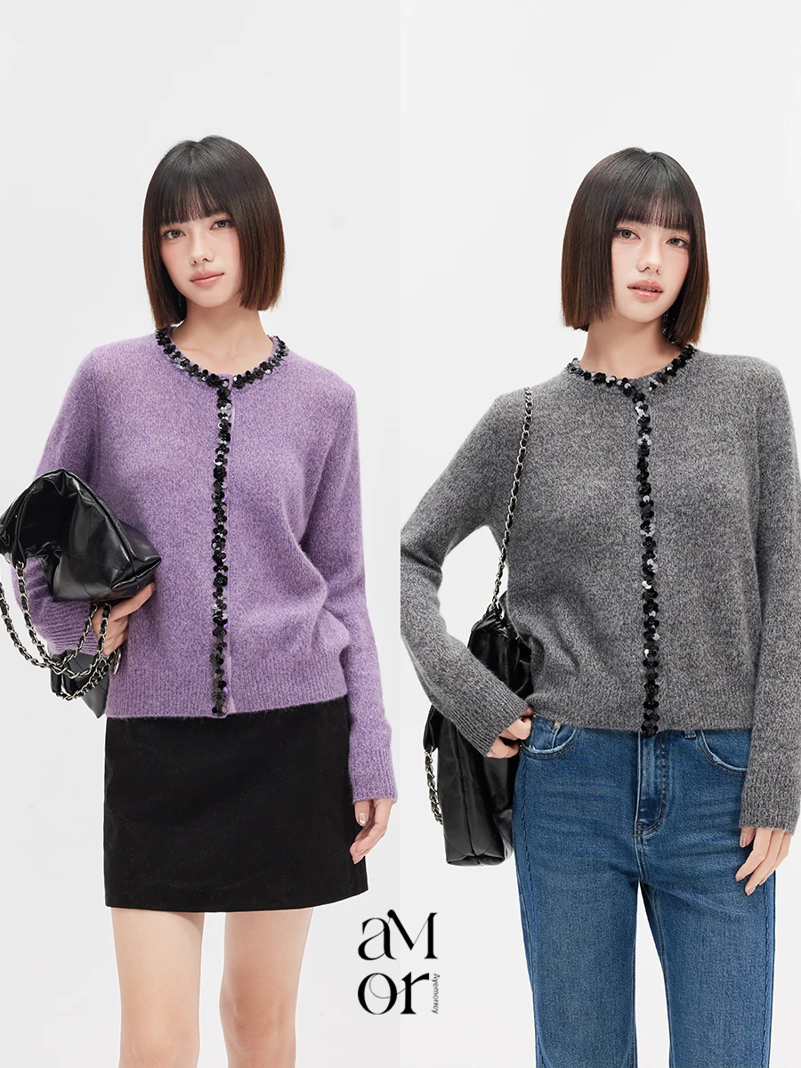 Ayemorrey Wool Knitted Sweater Quali Sensation Bead Design Women's Loose Fit Long Sve round Ne Pure Color Button up Ca...
Ayemorrey Wool Knitted Sweater Quali Sensation Bead Design Women's Loose Fit Long Sve round Ne Pure Color Button up Ca...